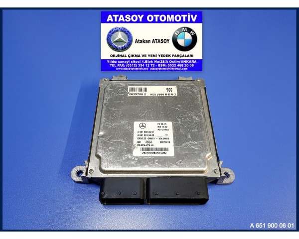 MERCEDES W906 SPRINTER 315CDI MOTOR BEYNİ 6519000601 6519002600 6519007902 6511501779 6519005903 , 6519019400 6519012200 6519019901 0054469540 28277619 28213920 28402633 28186475 R0414A009A R0414A006A OM651M3
